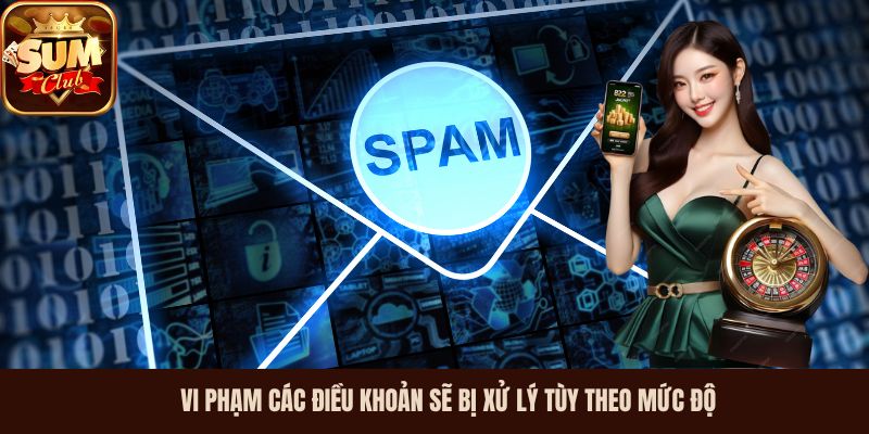 Vi phạm điều khoản sẽ bị xử lý tùy theo từng mức độ
